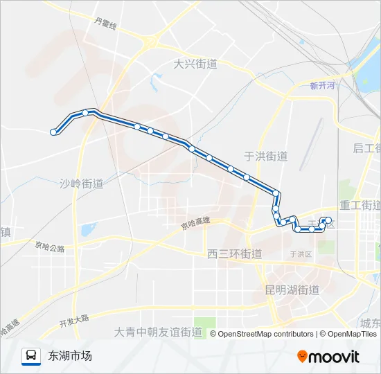 721路 Bus Line Map