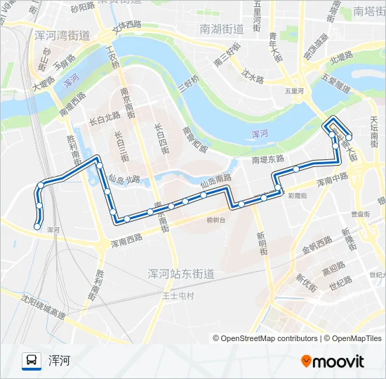 109路支线 Bus Line Map