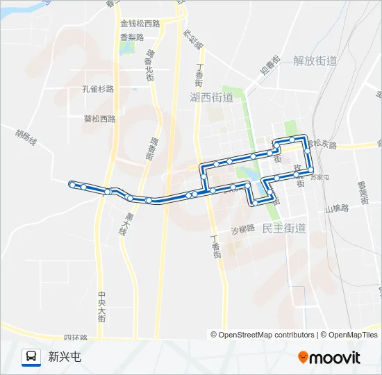 142路外环 Bus Line Map