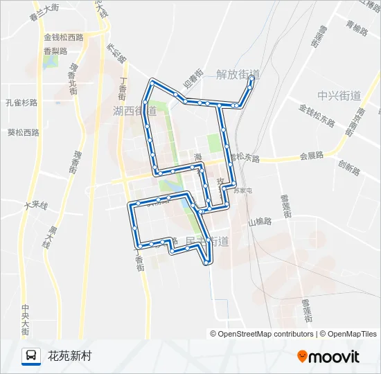 143路外环 Bus Line Map