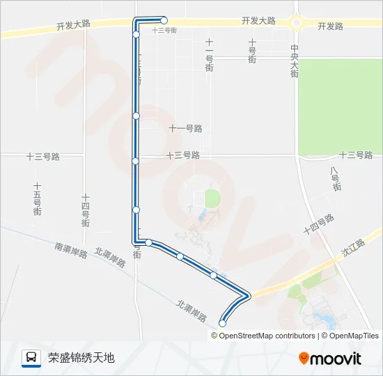 172路区间 Bus Line Map