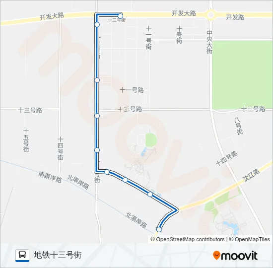 172路区间 Bus Line Map