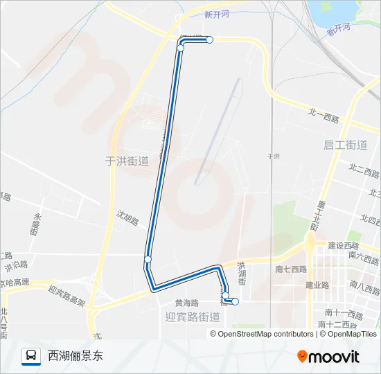 181路区间 Bus Line Map