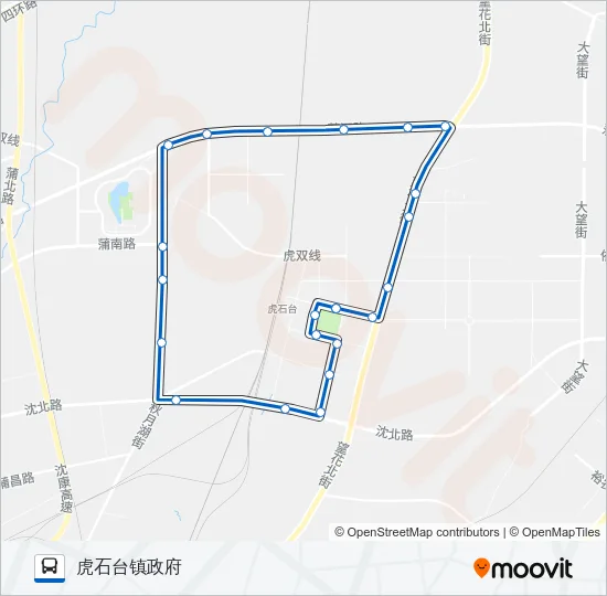 183路内环 Bus Line Map