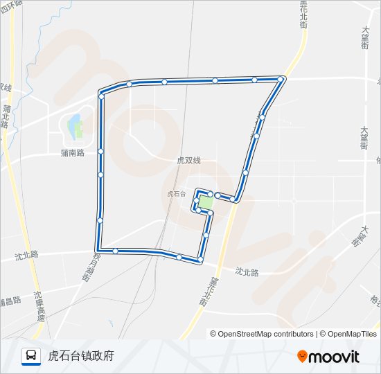 183路外环 Bus Line Map