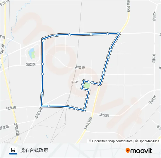 183路外环 Bus Line Map