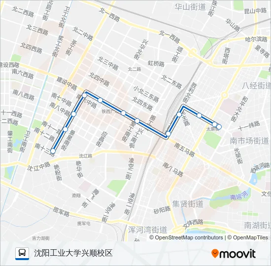 207路区间 Bus Line Map