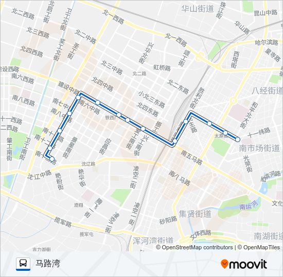 207路区间 Bus Line Map