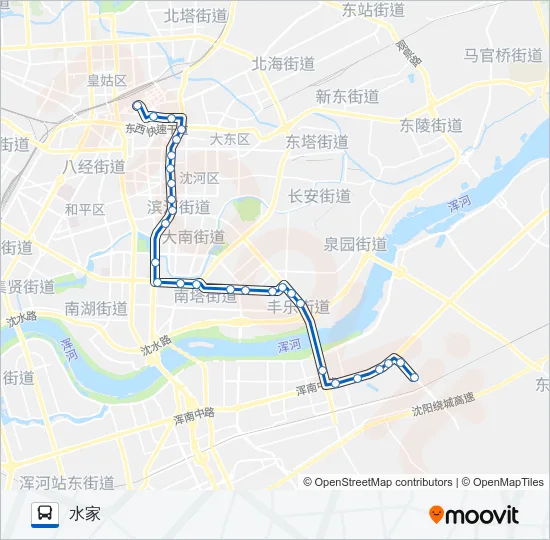 224路区间 Bus Line Map