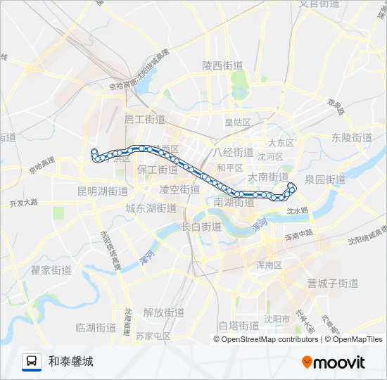 239路夜车 Bus Line Map