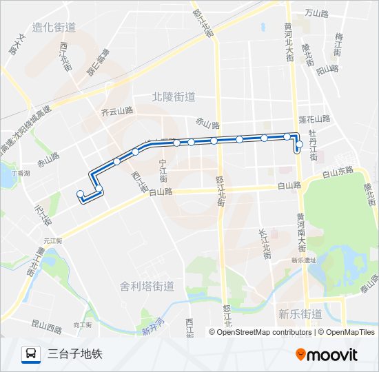 268路公交车路线图图片