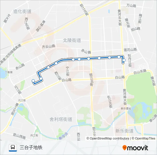 268路支线 Bus Line Map