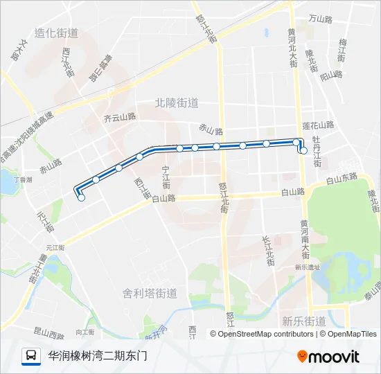 268路支线 Bus Line Map