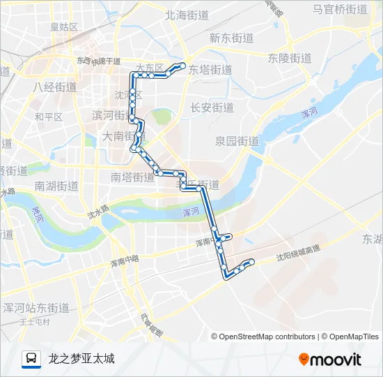 276路复线 Bus Line Map