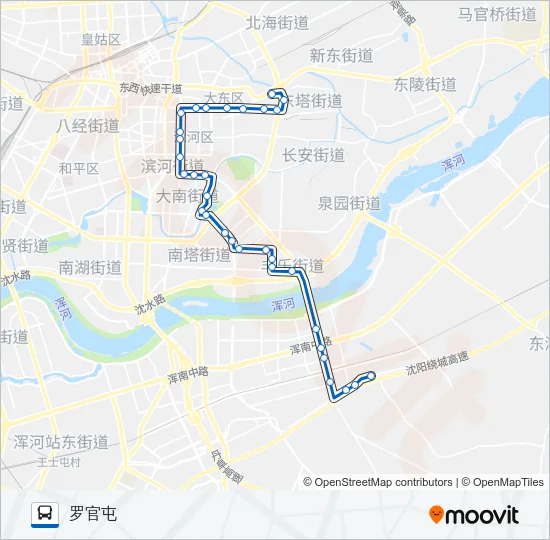 276路复线 Bus Line Map