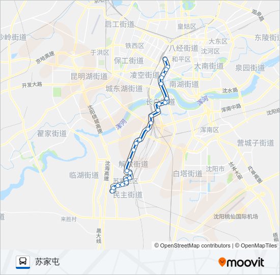 324路区间 Bus Line Map