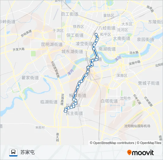 324路区间 Bus Line Map