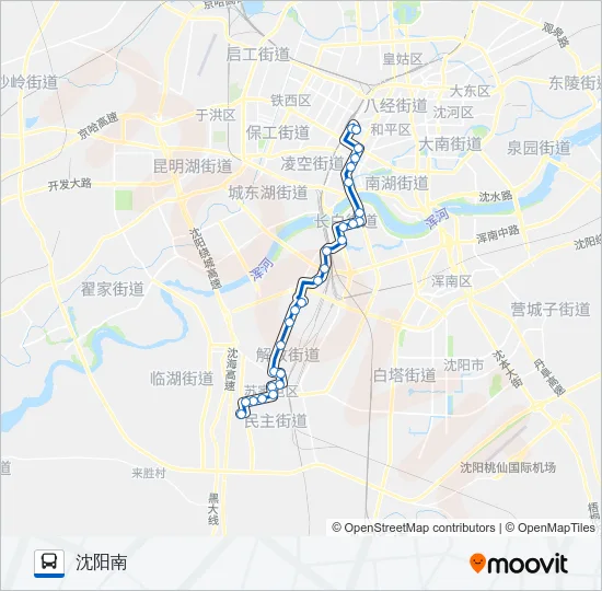 324路区间 Bus Line Map