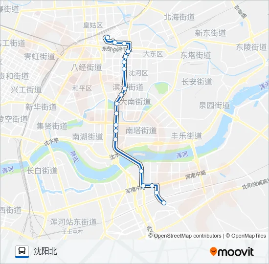 334路区间 Bus Line Map