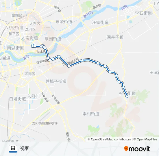 387路区间 Bus Line Map