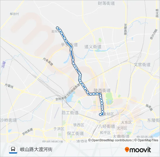 397路区间 Bus Line Map
