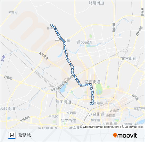 397路区间 bus Line Map