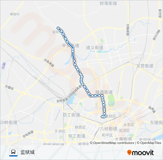 公交397区间路的线路图
