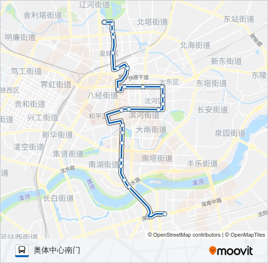 公交旅游观光一路的线路图