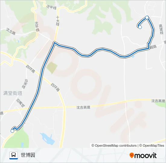 168路支线C Bus Line Map