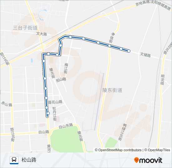 217路支线2 Bus Line Map