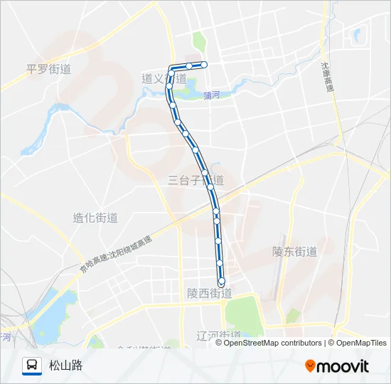 公交236地铁专线路的线路图