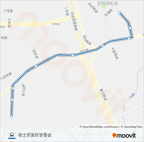 261路地铁支线 Bus Line Map