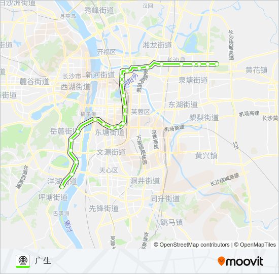 地铁3号路的线路图