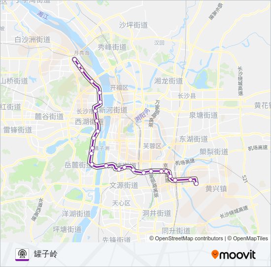 地铁4号路的线路图