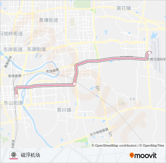 磁浮快线 Metro Line Map