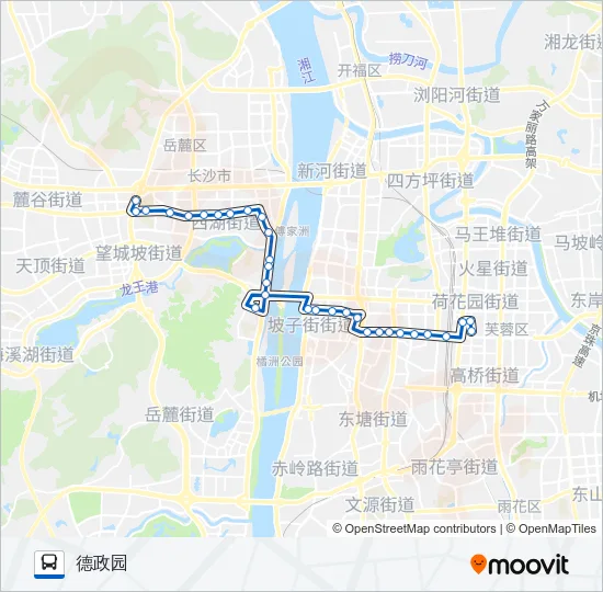 308路 Bus Line Map