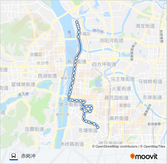 公交11路的线路图