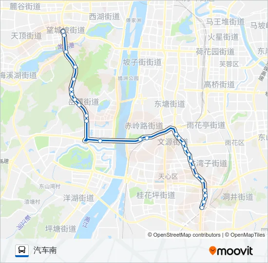 17路 Bus Line Map
