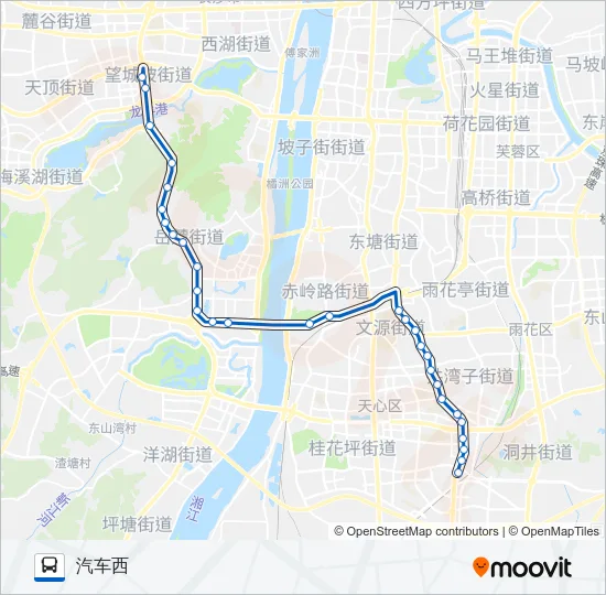 17路 Bus Line Map
