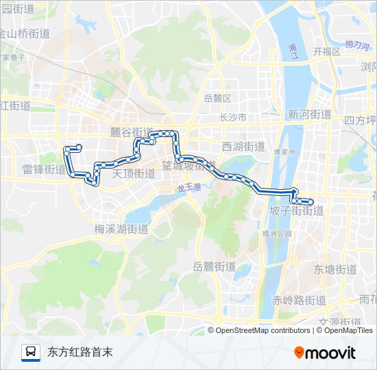 公交18路的线路图