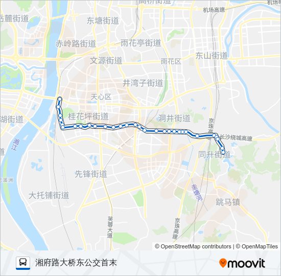公交20路的线路图