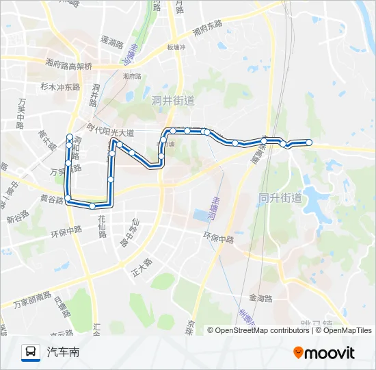21路 Bus Line Map