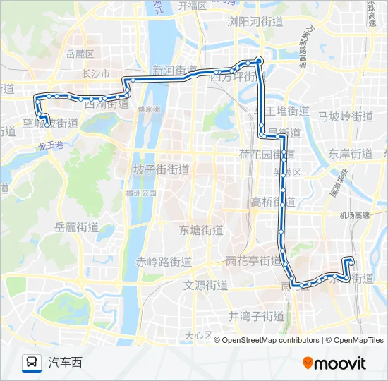 66路 Bus Line Map