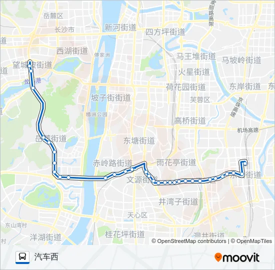 68路 Bus Line Map