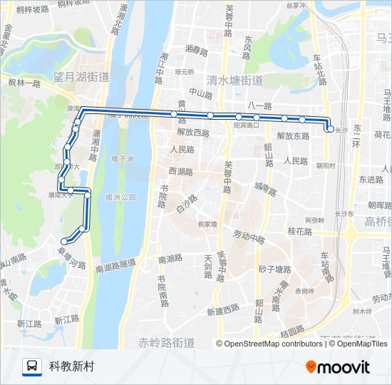 公交旅1路的线路图