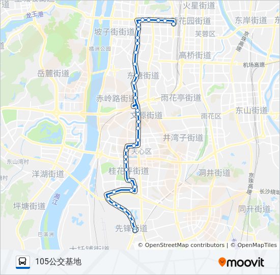 漯河市105路公交线路图图片
