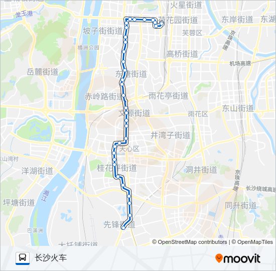 105路 Bus Line Map