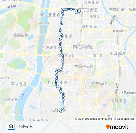 105路 Bus Line Map