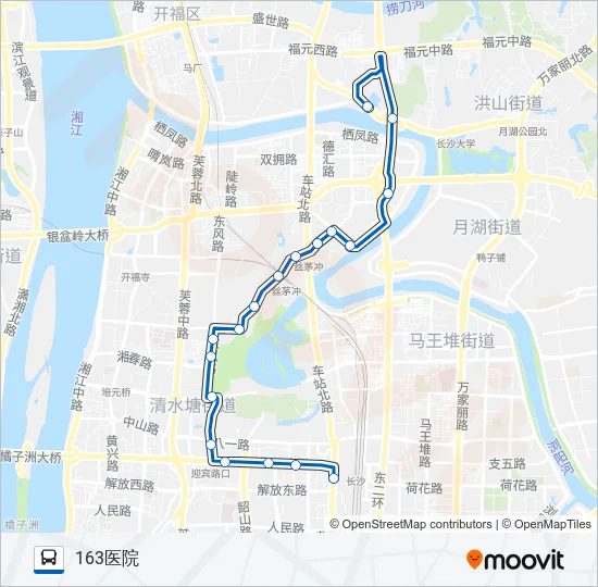 113路 Bus Line Map