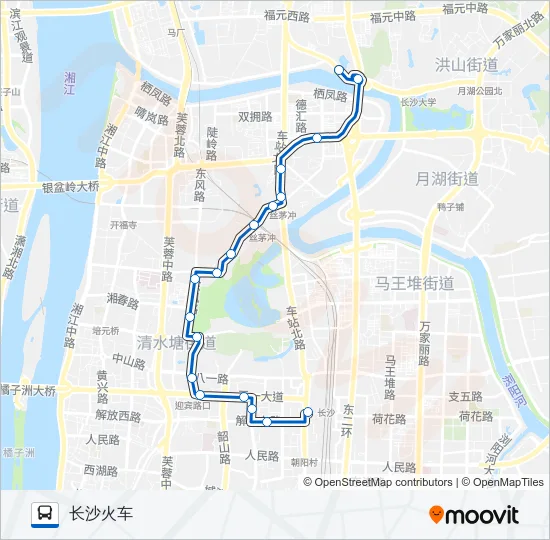 113路 Bus Line Map